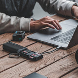 PGYTECH CreateMate High Speed Rugged Memory Card Reader Case USB C SD Black - CEN