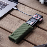 PGYTECH CreateMate High Speed Rugged Memory Card Reader Case USB C SD Moss Green - CEN