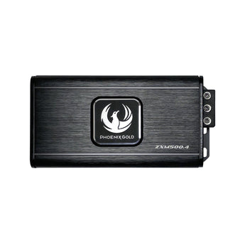 Phoenix Gold ZXM500.4 Amp ZX Series Class D Bridgeable 4 Channel Mini Amplifier - CEN