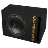 Phoenix Gold Z12AB 12 Inch Active Sub Amplified Subwoofer Enclosure 500w RMS - CEN