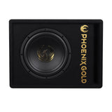 Phoenix Gold Z8AB 8 Inch Active Sub Amplified Subwoofer Enclosure 125w RMS - CEN
