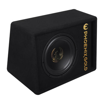 Phoenix Gold Z8AB 8 Inch Active Sub Amplified Subwoofer Enclosure 125w RMS - CEN