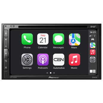 Pioneer AVH-Z5200DAB 6.8" Apple CarPlay CD DVD DAB Radio Bluetooth Car Stereo - CEN