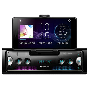 Pioneer SPH-20DAB Car Stereo Smartphone Holder Single Din Bluetooth USB Spotify - CEN