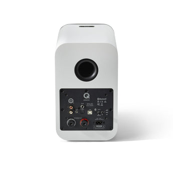 Q Acoustics M20 Wireless Powered Bookshelf Speakers aptX HD Bluetooth 5 White - CEN