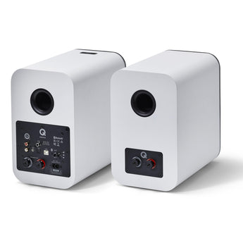 Q Acoustics M20 Wireless Powered Bookshelf Speakers aptX HD Bluetooth 5 White - CEN