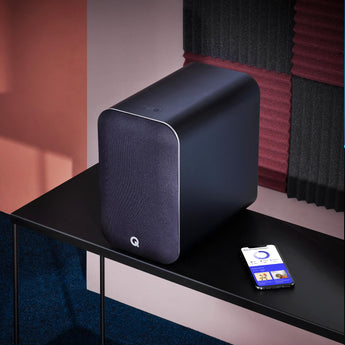 Q Acoustics M20 Wireless Powered Bookshelf Speakers aptX HD Bluetooth 5 White - CEN