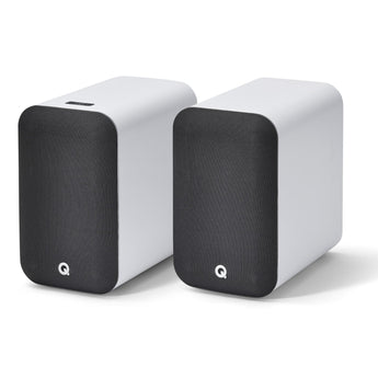 Q Acoustics M20 Wireless Powered Bookshelf Speakers aptX HD Bluetooth 5 White - CEN