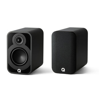 Q Acoustics 5010 Bookshelf Speakers Stand Mount 5000 Series Satin Black QA5012 - CEN