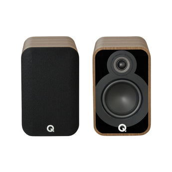 Q Acoustics 5020 Bookshelf Speakers Stand Mount 5000 Series Holme Oak QA5028 - CEN