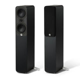 Q Acoustics 5040 Floorstanding Speakers HI-FI Home Cinema Satin Black QA5042 - CEN