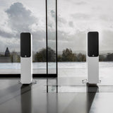 Q Acoustics 5040 Floorstanding Speakers HI-FI Home Cinema Satin White QA5044 - CEN