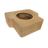 VW Volkswagen Caddy 10" 25cm 250mm MDF Behind Seat Subwoofer Sub Enclosure-0