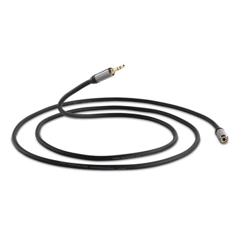 QED Performance QE7300 Headphone Extension 3.5mm Cable Jack to Socket AUX 1.5m - CEN