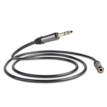 QED Performance QE7307 Headphone Extension Cable 6.35mm Jack to Socket AUX 5m - CEN