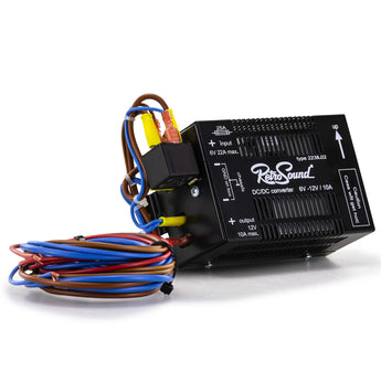 RetroSound 6-12 Volt Converter Designed for Classic Cars with Negative Grounding - CEN
