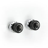 RetroSound Faceplate Chrome Black Pebbled Inserts with Knob Sets for RetroRadio - CEN