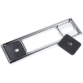RetroSound Faceplate Chrome Black Pebbled Inserts with Knob Sets for RetroRadio - CEN