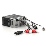 RetroSound Euro Style Motor 2 Bluetooth Radio All Black Classic Car Stereo - CEN