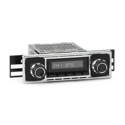 RetroSound Becker Style Motor 1 DAB Radio Black Pebbled Chrome Classic Stereo