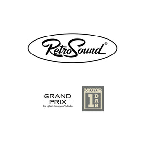 RetroSound Grand Prix Motor 1DAB Digital Radio FM Bluetooth Classic Car Stereo - CEN