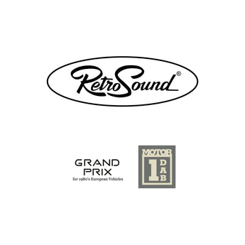 RetroSound Grand Prix Motor 1DAB Digital Radio FM Bluetooth Classic Car Stereo - CEN