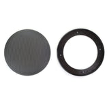 RetroSound 5.25 Inch Speaker Grills Sold as a Pair Low Key Plain Black Mesh Grill - CEN