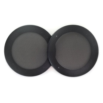 RetroSound 5.25 Inch Speaker Grills Sold as a Pair Low Key Plain Black Mesh Grill - CEN