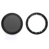 RetroSound 6.5 Inch Speaker Grills Sold as a Pair Low Key Plain Black Mesh Grill - CEN