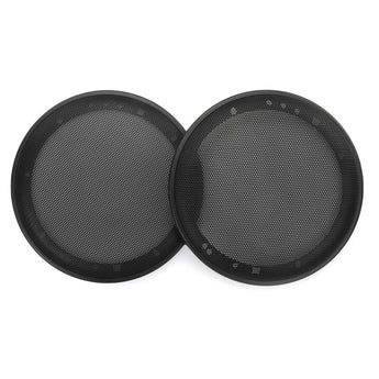 RetroSound 6.5 Inch Speaker Grills Sold as a Pair Low Key Plain Black Mesh Grill - CEN
