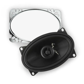 RetroSound Premium Stereo Speakers 4x6 Inch with Grills Sold as a Pair 25w RMS - CEN