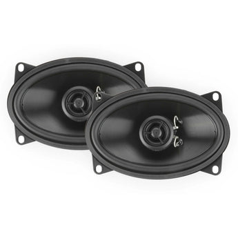 RetroSound Premium Stereo Speakers 4x6 Inch with Grills Sold as a Pair 25w RMS - CEN