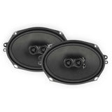 RetroSound Premium Stereo Speakers 6x9 Inch with Grills Sold as a Pair 100w RMS - CEN