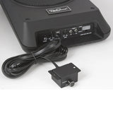 RetroSound Under Seat Sub 8 Inch Amplified Subwoofer with Wiring Kit & Bass Remote - CEN