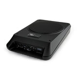 RetroSound Under Seat Sub 8 Inch Amplified Subwoofer with Wiring Kit & Bass Remote - CEN