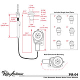 RetroSound PA04 Fully Automatic Electric Power Antenna Aerial and Mounting Heads - CEN