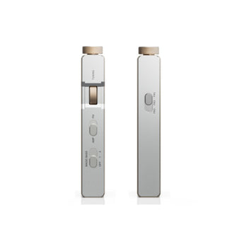 FiiO R11 Portable FM Radio Stereo Receiver Aluminium Body Earbuds Included Gold - CEN