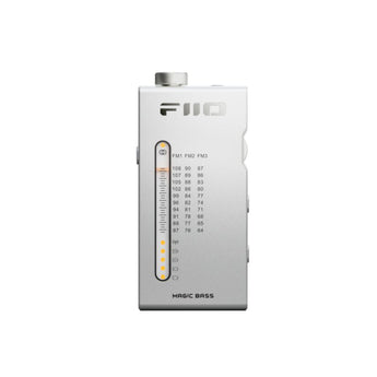 FiiO R11 Portable FM Radio Stereo Receiver Aluminium Body with Earbuds Silver - CEN
