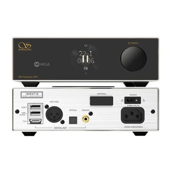 Shanling ET3 CD Player Digital Transport Wi-Fi Bluetooth Hi-Res Audio Silver - CEN