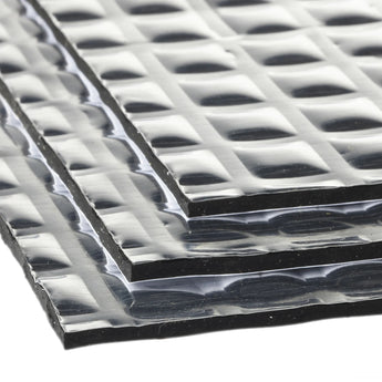 Silent Coat Sound Deadening 12 Sheets 4mm Car Van Vibration Damper Proofing Mat - CEN