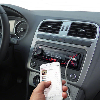 Sony DSX-A410BT Bluetooth Car Stereo Front USB AUX iPhone Android MP3 Flac Radio - CEN