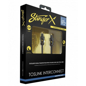 Stinger XI1113 X Series Car Audio DSP Toslink Optical Fiberoptic Cable 3ft 0.9m - CEN