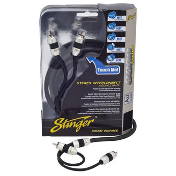 Stinger SI8217 8000 Series 2 Channel Triple Shielded RCA Interconnect Cable 5.2m - CEN