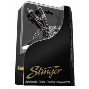Stinger SI9217 9000 Series 2 Channel Premium RCA Interconnect Amp Cable 5.2m - CEN