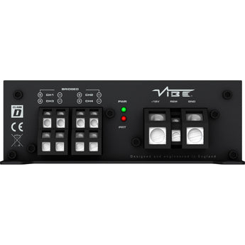 Vibe Powerbox 80.4M Amp Compact Micro Class D 4 Channel Car Stereo Amplifier - CEN