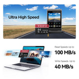 Viofo 512GB Dash Camera MicroSD Card U3 A2 V30 High Speed Endurance Memory Card - CEN