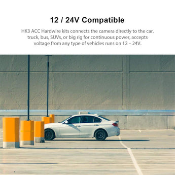 Viofo HK3 Hardwire Parking Mode Power Cable for A119 V3 & A129 Dash Cam Camera - CEN