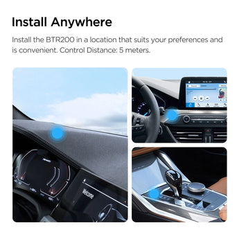 Viofo BTR200 Wireless Bluetooth Remote Control for A229 A129 VS1 Dash Cameras - CEN