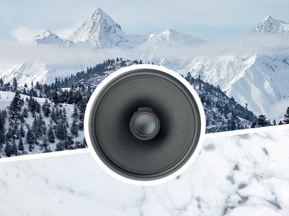 focal speaker snowy mountains