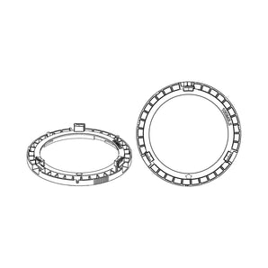 Helix Compose FlexMount 100 CFMK100 MB.5 4 Inch Midrange Adaptor for Mercedes